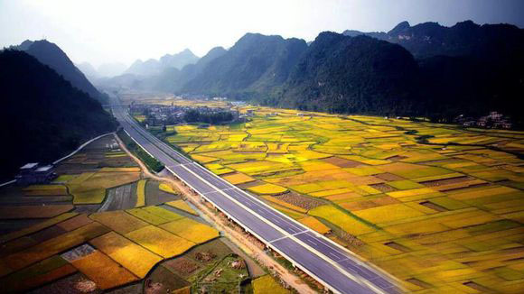 Jingxi~Napo Expressway in Guangxi Province AC, PMA
